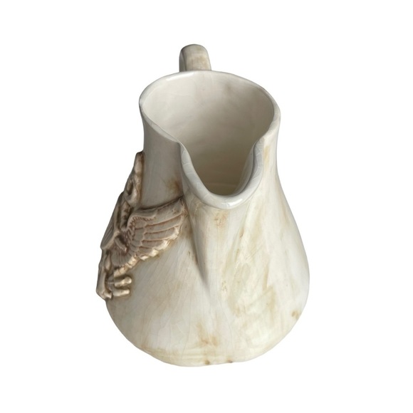 Americana Vintage Ceramic Handmade Pottery Vase Pitcher Great Seal of U.S. Rare - Picture 7 of 12